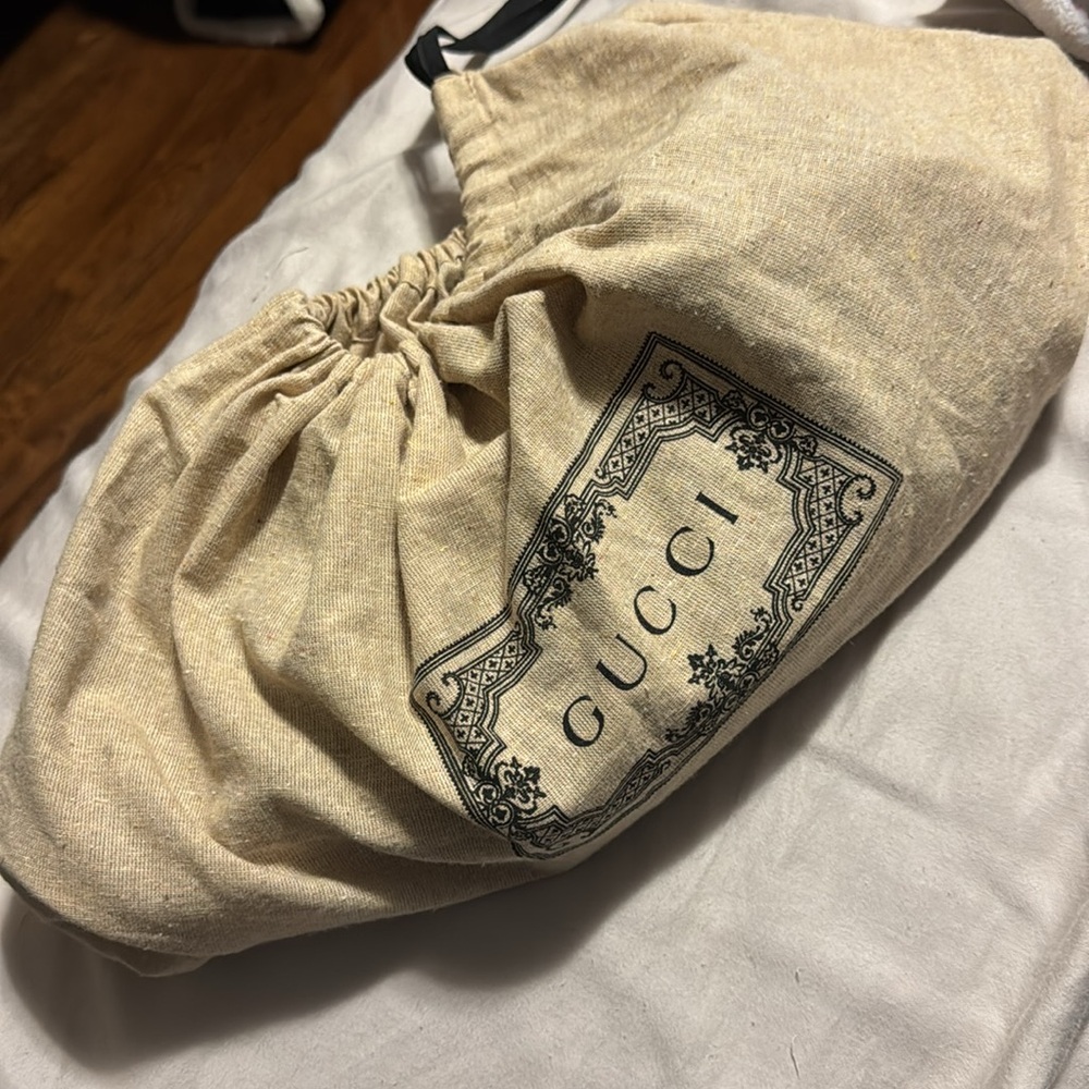 Gucci Soft GG Supreme Monogram Web Belt Bag Black Grey NEW - Picture 7 of 7